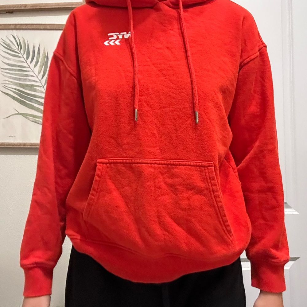 Garage Red Hoodie Sweater